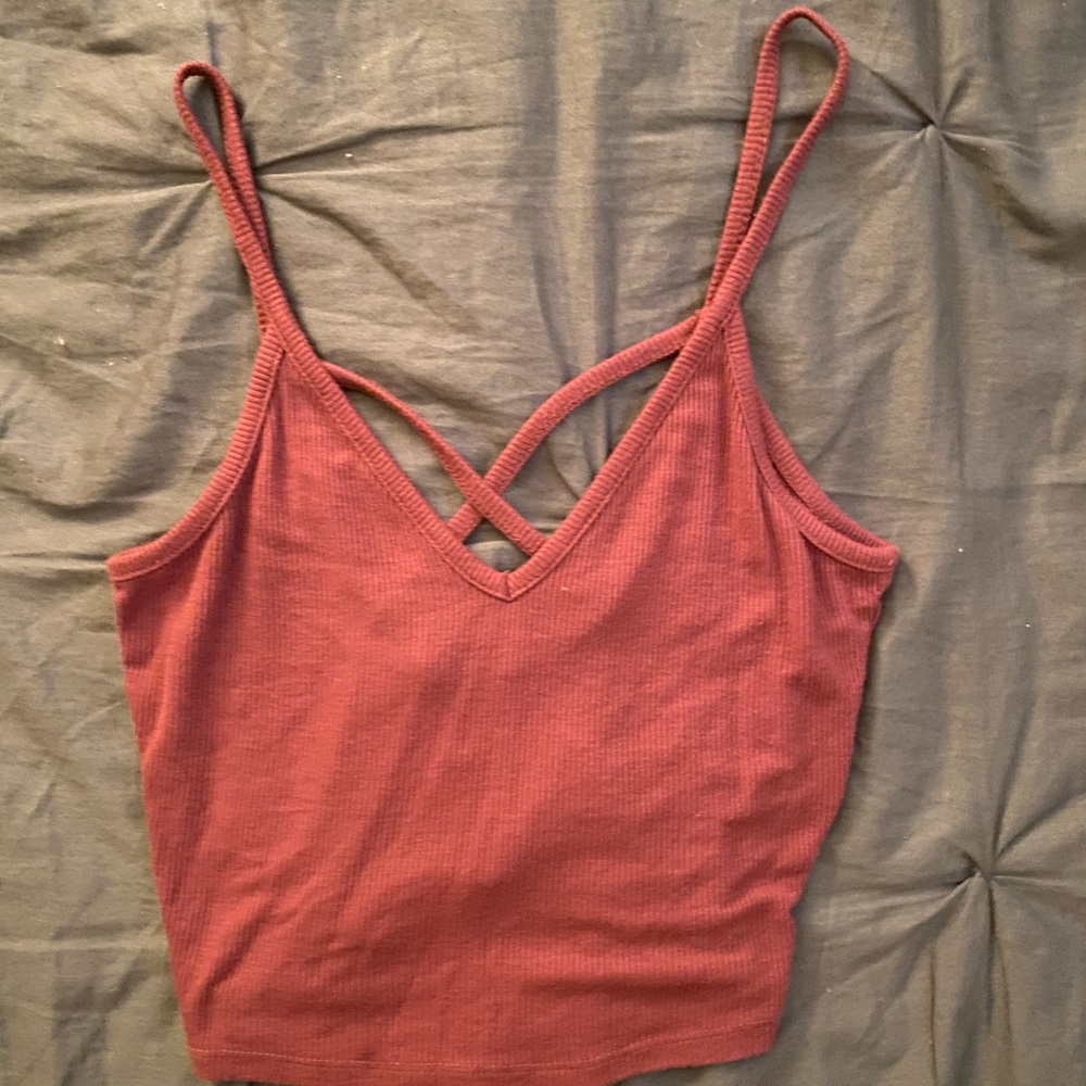 Salmon Crop Top